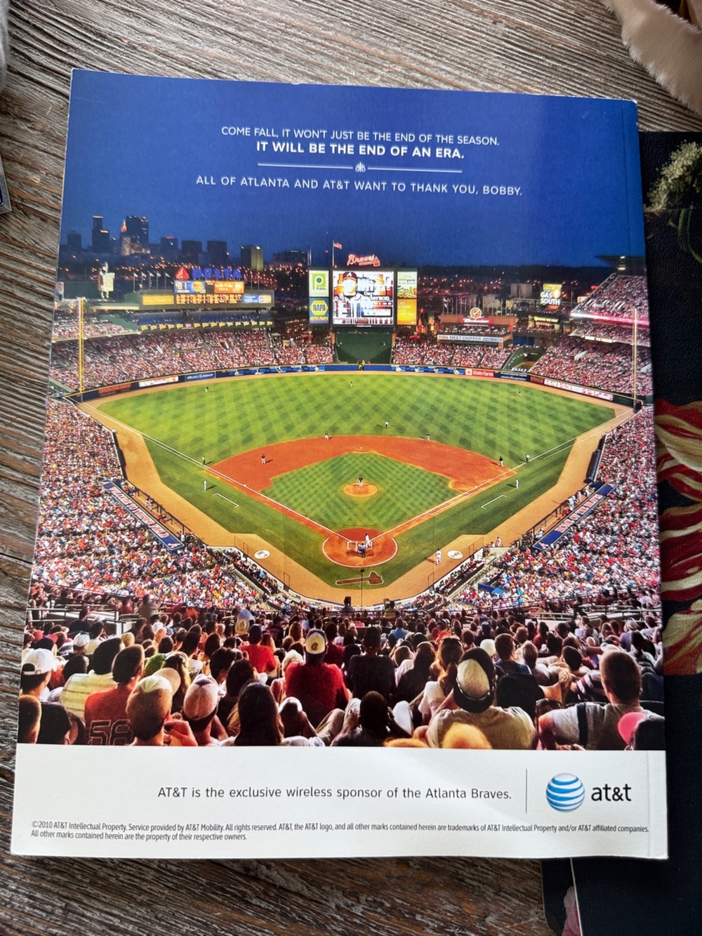 Bobby Cox 'The Final Season' 2010 Commemorative Program - Atlanta Braves GUC - Picture 3 of 7